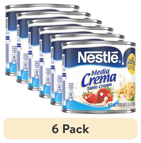 Nestle Media Crema Neutral Flavor Table Cream, 7.6 fl oz Can